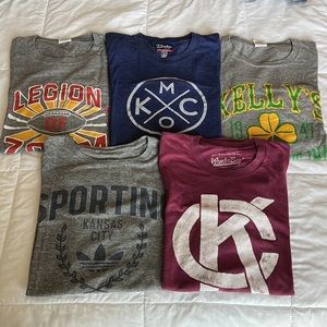Bundle of 5 KC Shirts